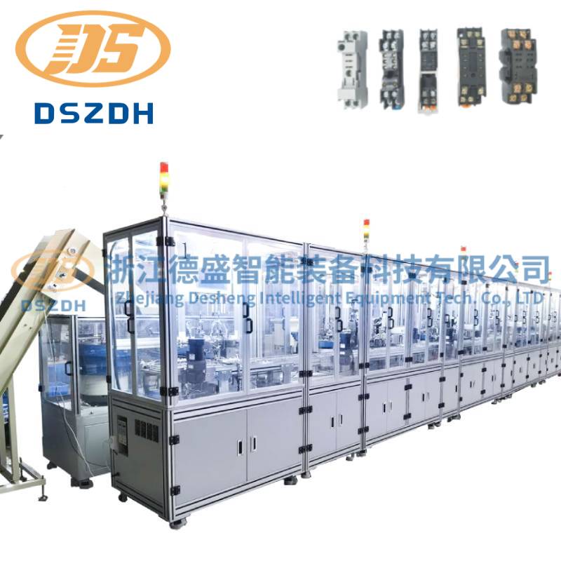 Automatische productielijn met relaisaansluiting